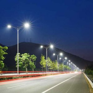 Hoeveel meter 1 st led-straatverlichting