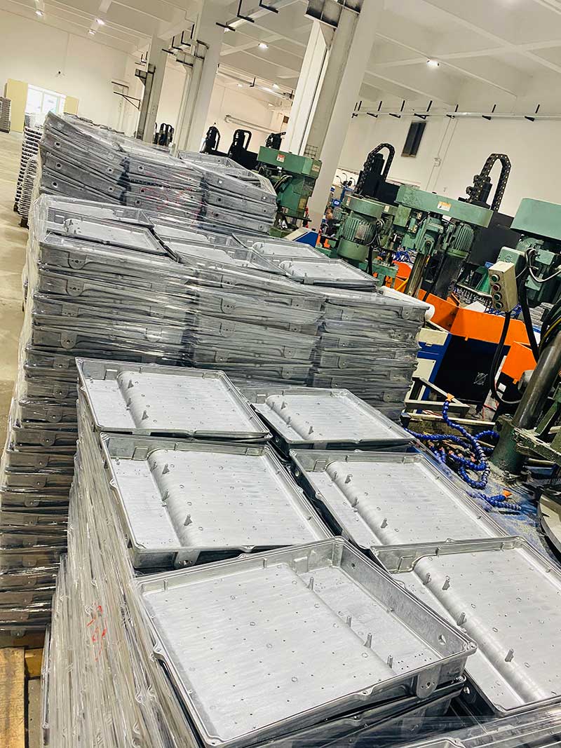 behuizing van gegoten schijnwerper